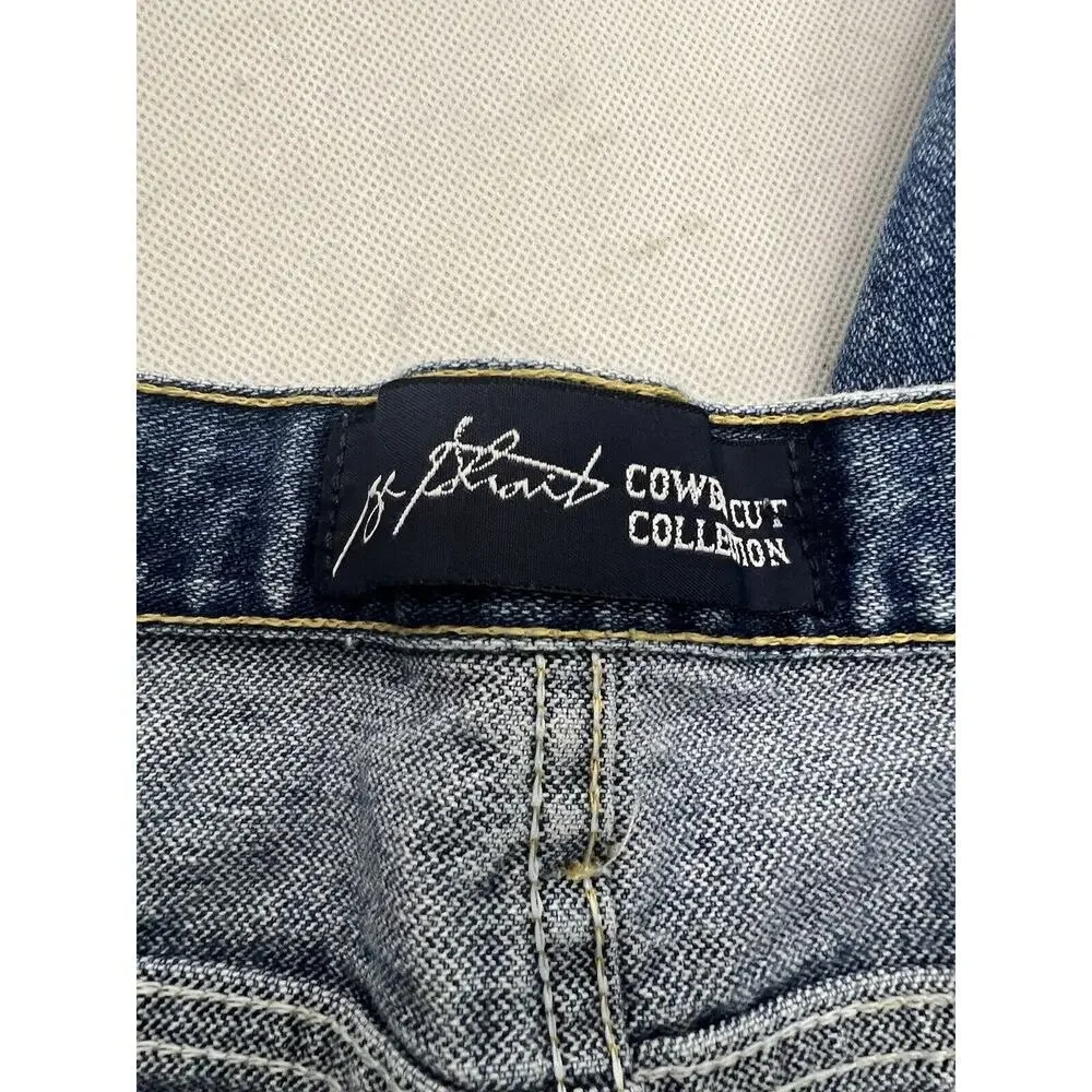 Wrangler Jeans Mens 40x30 Blue George Strait Cowboy Cut Western - Picture 5 of 9